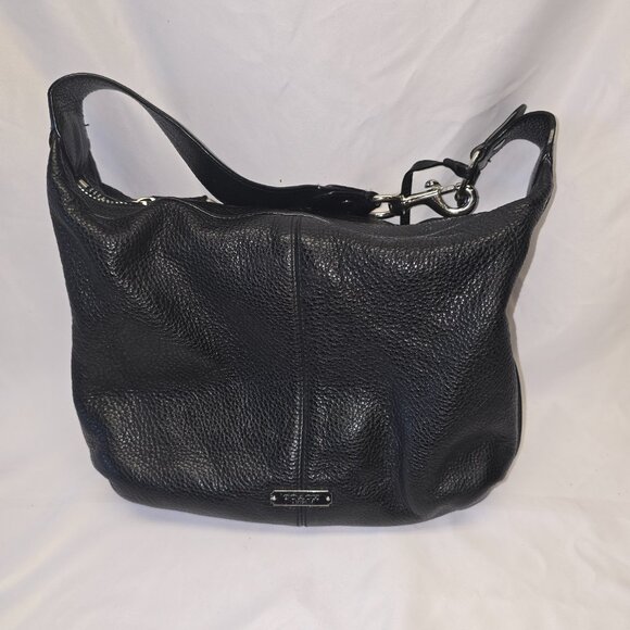 Authentic Coach Black Pebbled Leather Small Avery Hobo Bag S23960 - Picture 4 of 7